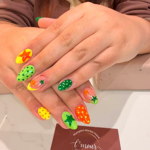 Summer fruit art